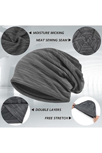 EINSKEY Cotton Slouchy Beanie Hat for Men/Women, Lightweight Oversize Thin Skull Cap