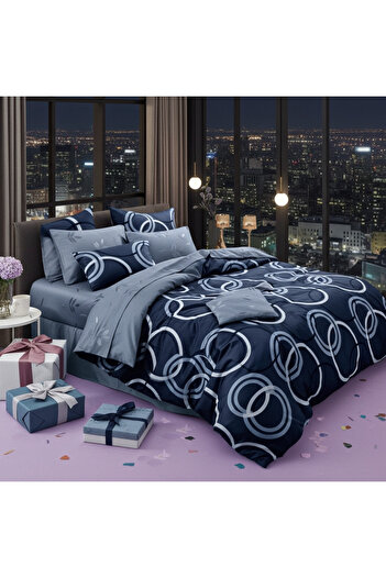 Pucioasa 6-piece elastic bed linen Mountain SX197