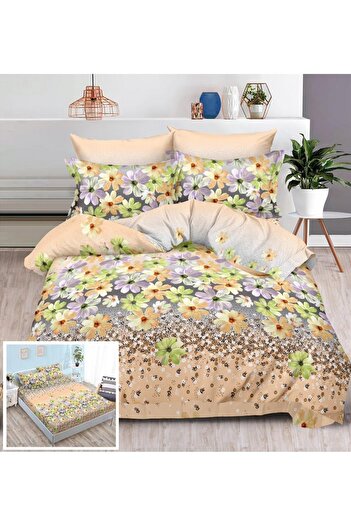 Pucioasa Bed linen with elastic 6 pieces Alma SX019