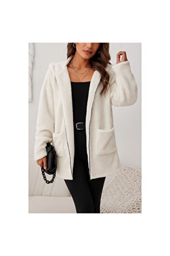 Secret Passion Lingerie New Season Women's Long Sleeve Hooded Detailed Zippered Wellsoft Jacket 72333
