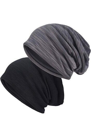 EINSKEY Cotton Slouchy Beanie Hat for Men/Women, Lightweight Oversize Thin Skull Cap