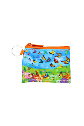 Gift Design Children's wallet 3D butterflies 11x8 cm