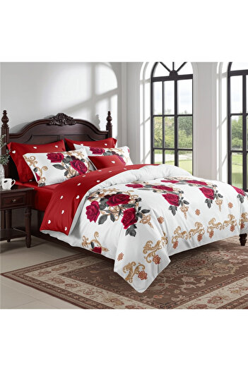 Pucioasa 6-piece elastic bed linen Royal Roses SX215