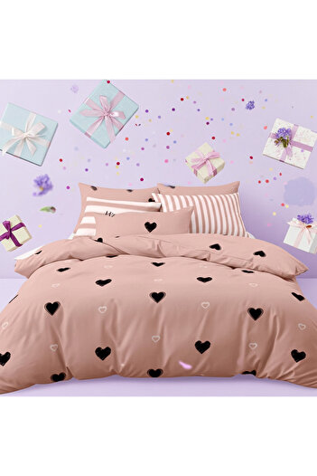 Pucioasa 6-piece elastic bed linen Ice Cream SX201