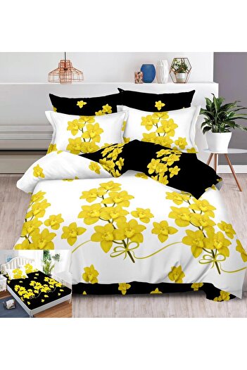 Pucioasa 6-piece elastic bed linen Bey SX132