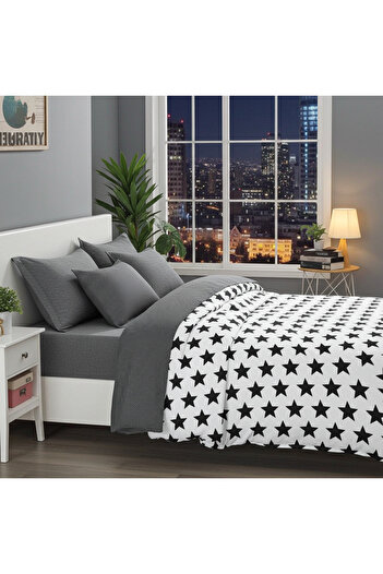 Pucioasa 4-piece elastic bed linen Mars PX029
