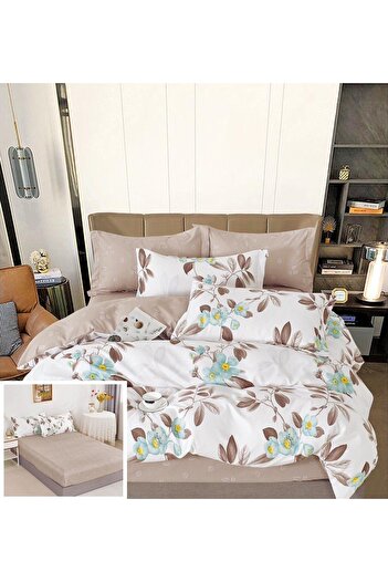 Pucioasa 6-piece elastic bed linen Abigail SX096