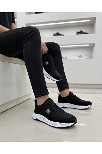 Taşpınar Ayakkabı Taşpınar Baykara 100% Nubuck Genuine Leather Men's Casual Comfortable Large Size Sports Shoes 40-47