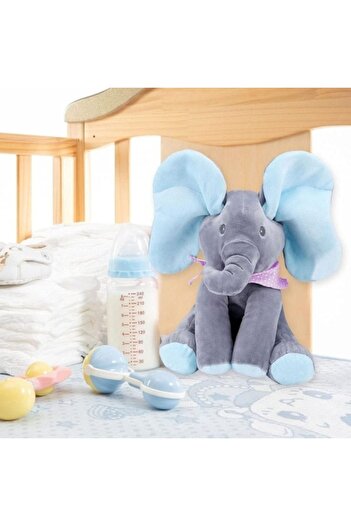 Razo Interactive Plush Toy – Cucu-Bau Elephant with Sounds, Movement and Movable Ears
