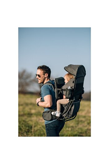 FreeON Backpack for transporting children, FreeON, Mount, With roof, 87.5 x 38 x 77 cm, Grey