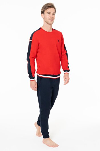 U.S. Polo Assn. Men's 2 Thread Winter Home Wear Bottom Top Set