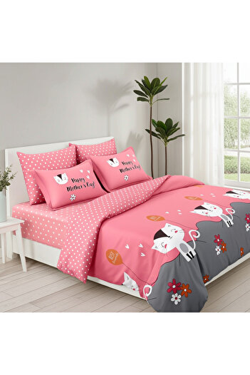 Pucioasa Bed linen without elastic 6 pieces Mei SF004