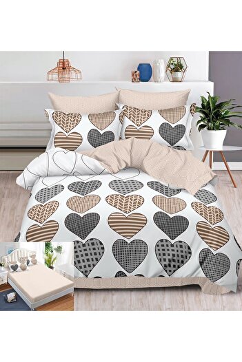 Pucioasa 6-piece elastic bed linen Dovie SX135
