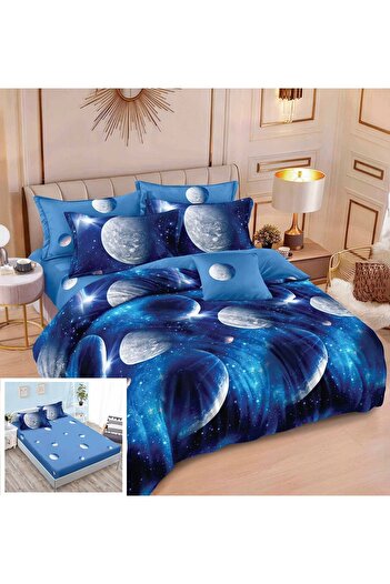 Pucioasa 6-piece elastic bed linen Nelly SX083