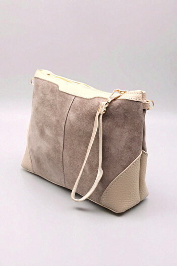 HFKY Women's Suede Bag. Portfolio Bag. Messenger Bag.