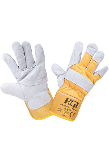 Evotools Fur-lined Leather and Canvas Gloves 11 1