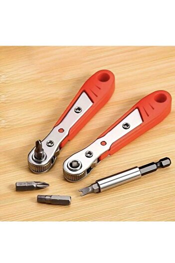VEYA Crank screwdriver designed for tight spaces, with tubular and angle wrench made of steel for industrial and scientific purposes
