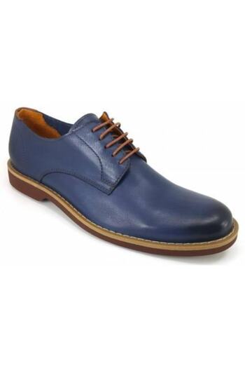 Freefoot 438 Чоловічі черевики з синьої шкіри