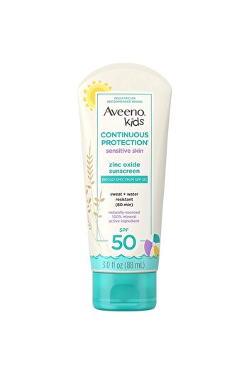 AVEENO 88ml SPF50 Sunscreen Lotion - Kids Sensitive Skin