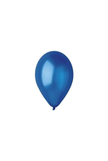 Gemar Blue Metallic Balloon - Pack of 100