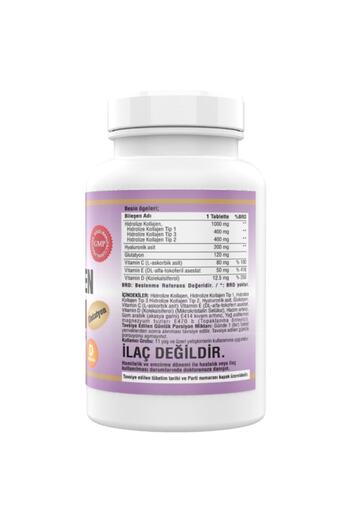 NCS 180 Tablets Hydrolyzed Collagen Type 1-2-3 Glutathione Vitamin D&E