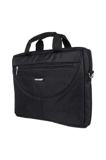 CAKARD Unisex Black Shoulder Strap Ipad Tablet and Briefcase