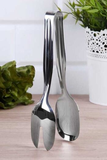 HAZARPAZAR Stainless Steel Luxury Salad Tongs