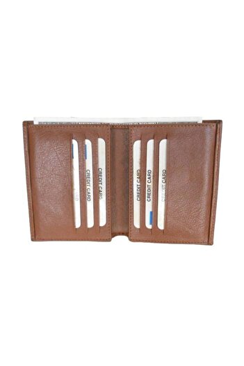 Zenga Men's Tan Original Leather Small Wallet 113-4