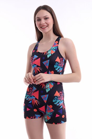 Aykum Mayo Women's Black Shorts Swim Trunks