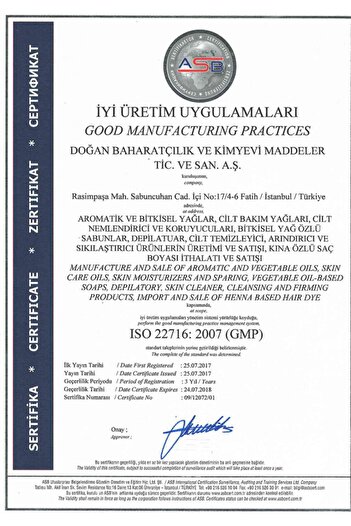 Doğan Baharat Doğan Hint Yağı 1 Kg