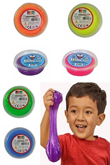 AVMmarketim Fluffy Slime 6-Piece Mini Slime Play Dough Slime Stress Ball