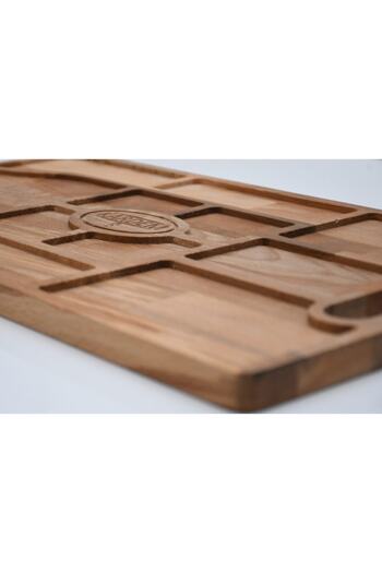 KARDEM Wooden Colored Presentation Plate