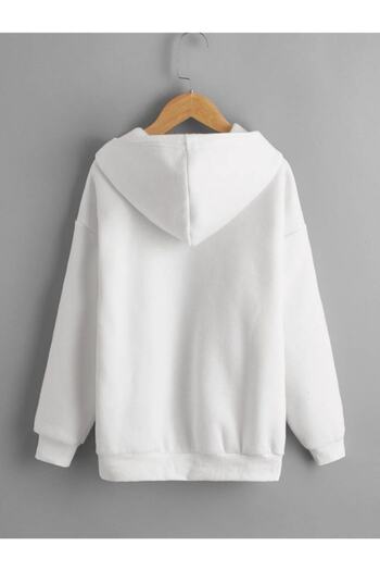 Relax family xf Φούτερ με στάμπα White Moon Oversize