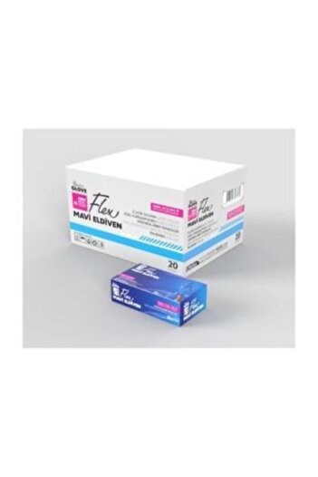Reflex Flex Blue Powder-Free TPE Gloves (s) 100 x 20 Boxes - 1 Box