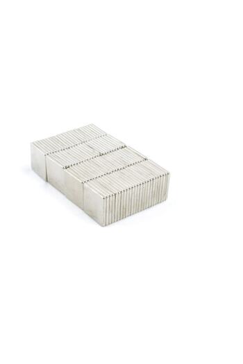Dünya Magnet 50 Adet 10x10x1 Süper Güçlü Kare Neodyum Mıknatıs Magnet (50'li Paket)