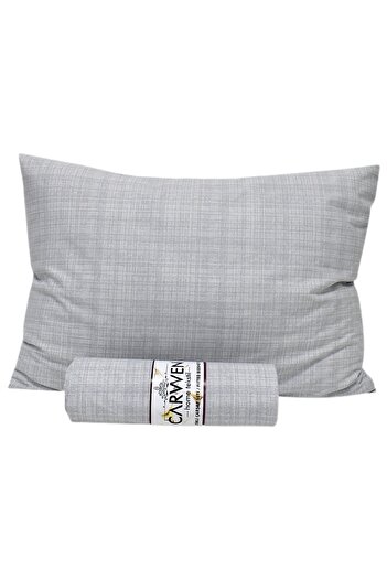 CARWEN TEKSTİL Light Gray Double - Ranforce Cotton Elastic Sheet Set