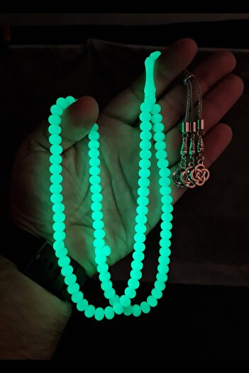 OTTOTESBİH Gift Prayer Beads, 99 Prayer Beads, Phosphorescent Prayer Beads, Cat's Eye Prayer Beads