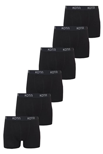 KOTA Set of 6 Men's Lycra Boxer Cotton Flexible Comfortable Colored Legs