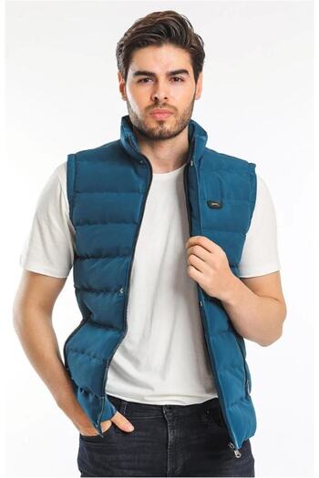 Slazenger Синій жилет для чоловіків Lacivert Zula - St21ye010-400