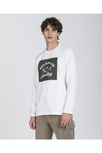 PAUL&SHARK Men's Knitted T-shirt C.wCotton