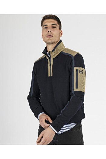 PAUL&SHARK Men's Ziped Pullover C.wWool