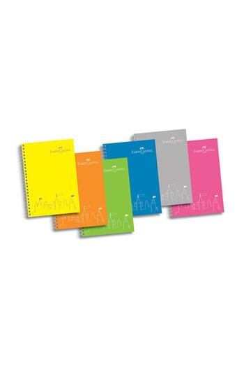 Faber Castell دفتر فابر كاستل ذو الحافة الملونة 80 ص. متقلب
