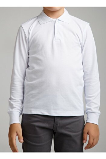 NACAR STORE Girls & Boys Long Sleeve Polo Neck School T-shirt
