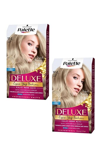 Palette Deluxe Saç Boyası Titan Sarı 12-2 (2 Adet)