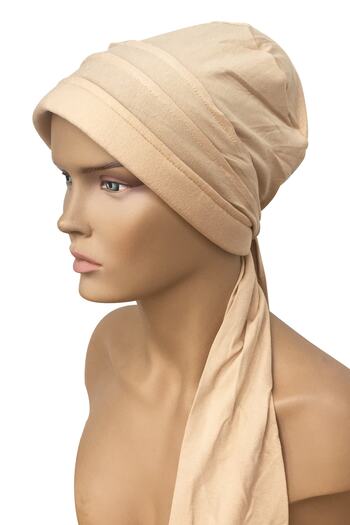 Vera Σκουπάκι κολύμβησης έτοιμο Turban Desert Wind Combed Beige