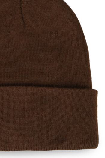 CosmoOutlet Solid Color Basic Folded Women's Brown Beret