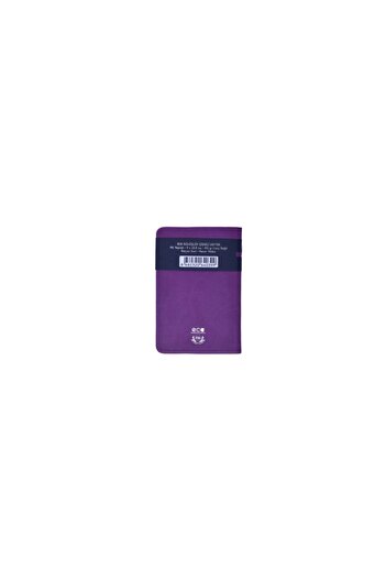 Ece Ajanda Ece Notebook - Silvery 9X13.5 - Striped Purple