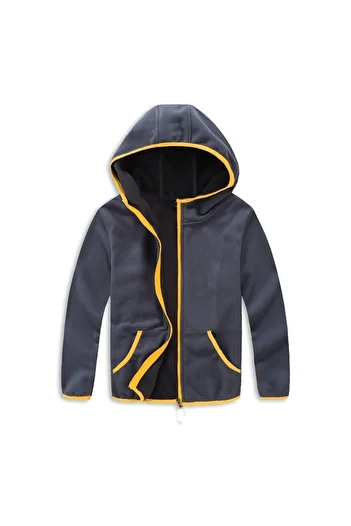 Armashine Boy's Hooded Zippered Fleece Sweatshirt