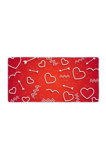 Colorix Carpet Non-Slip Base Countertop Kitchen Mat 75x150 Cm No: 235