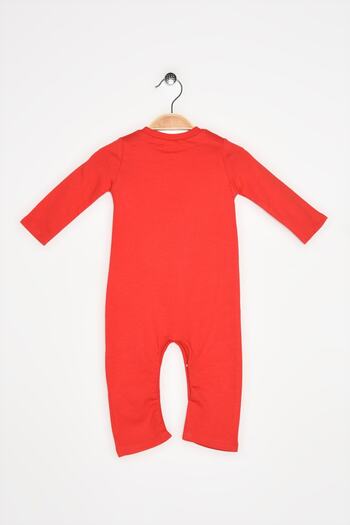 Koton Unisex Baby Red New Year Themed Jumpsuit 0KNG13234OK